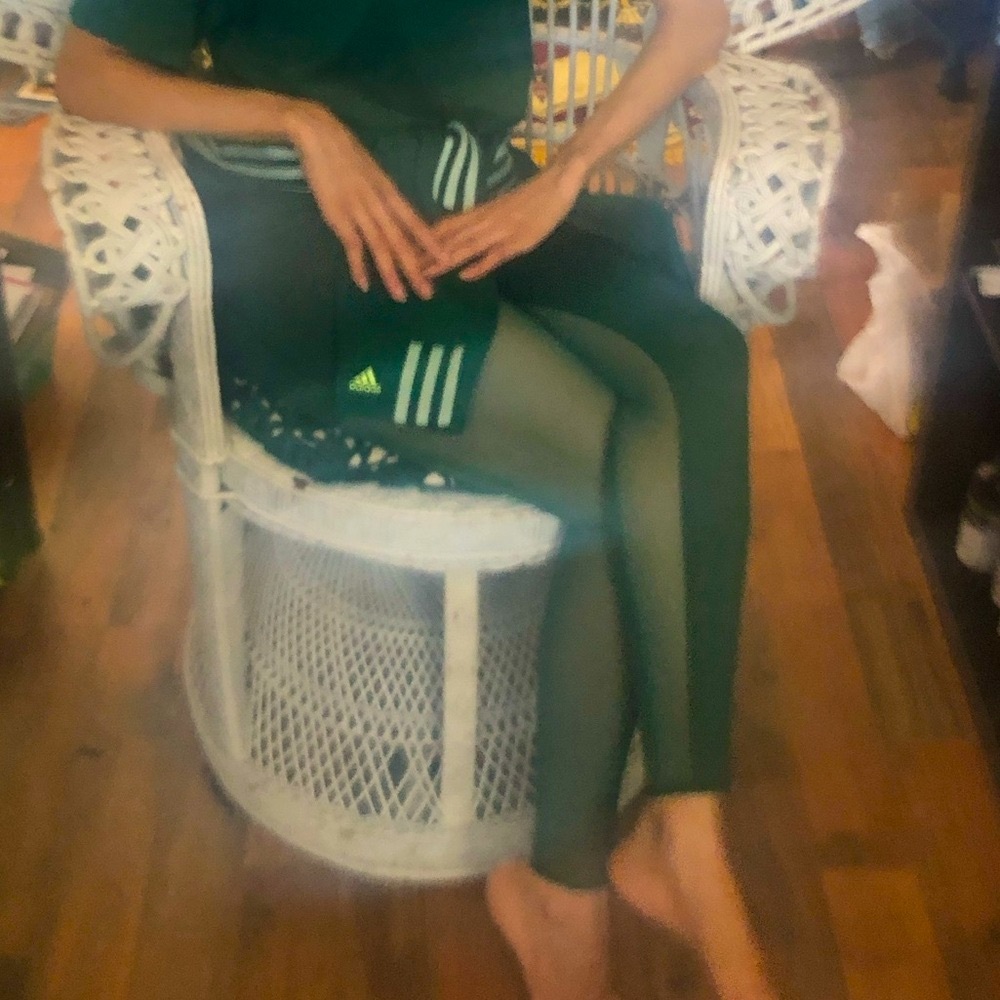 IVY PARK Adidas Beyonce Emerald Green Leggings XS - Picture 9 of 9